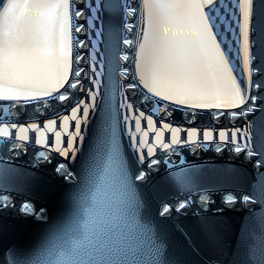 Louboutin slingbacks flats